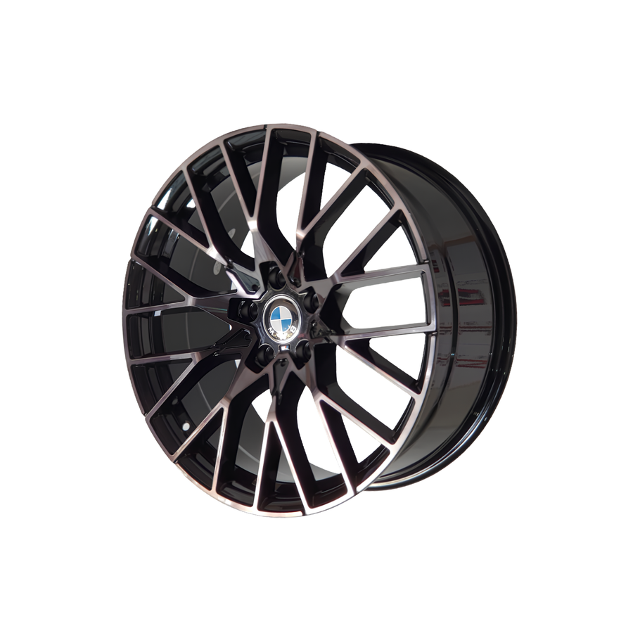 Llanta Aleación BMW (18015) 18" 5x120 Diamantado y Negro