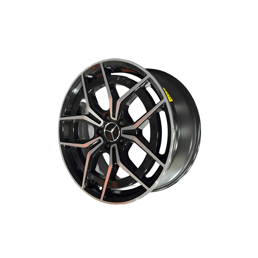 Llanta Aleación Mercedes Benz C300 (19009) 19" 5x112 Diamantado y Negro