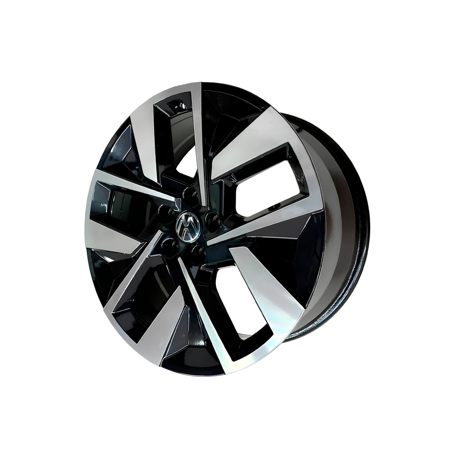 Llanta Aleación Amarok V6 Nueva 2025 (22014) 20" 5x120 Diamantado y Negro