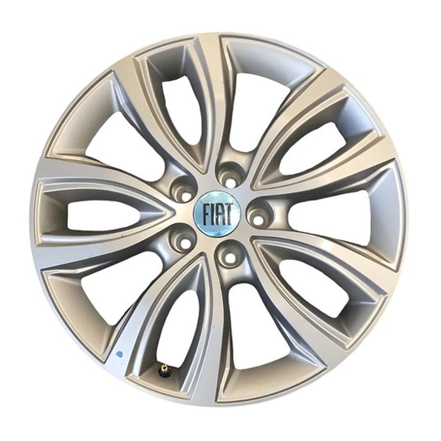 Llanta Aleación Fiat Toro 2017 (32704) 17" 5x110 Diamantado Visón Mate