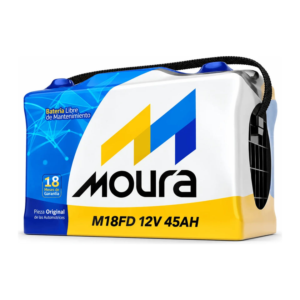 Batería Moura M18FD para Clio Mío, Prisma, Onix, Palio 8V, Uno