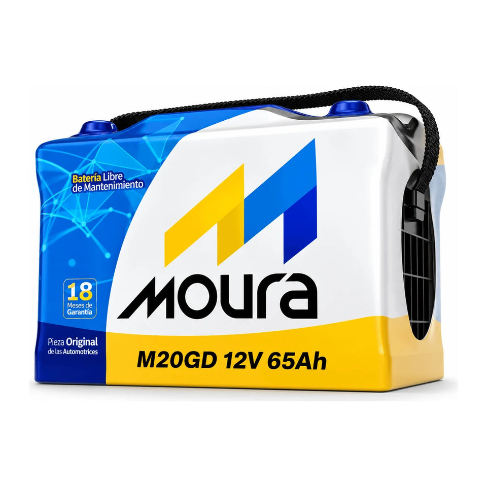 Batería Moura M20GD para Fiat, VW, Chevrolet y varios modelos