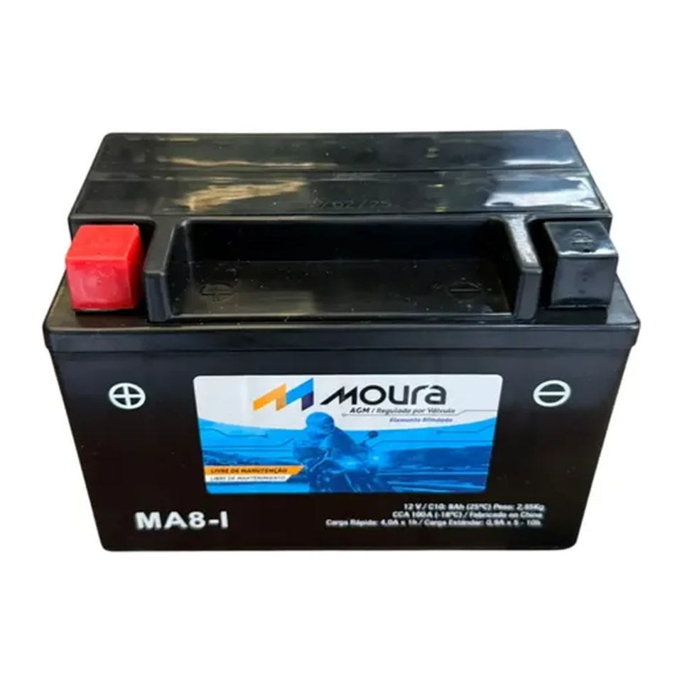 Batería Moura MA8-I para Gilera SMX 400, Kymco Venox 250, KTM Duke 200