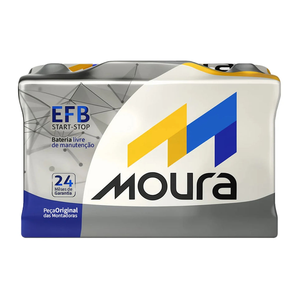 Batería Moura MF80CD Start-Stop EFB para Range Rover, Ford EcoSport, VW Amarok