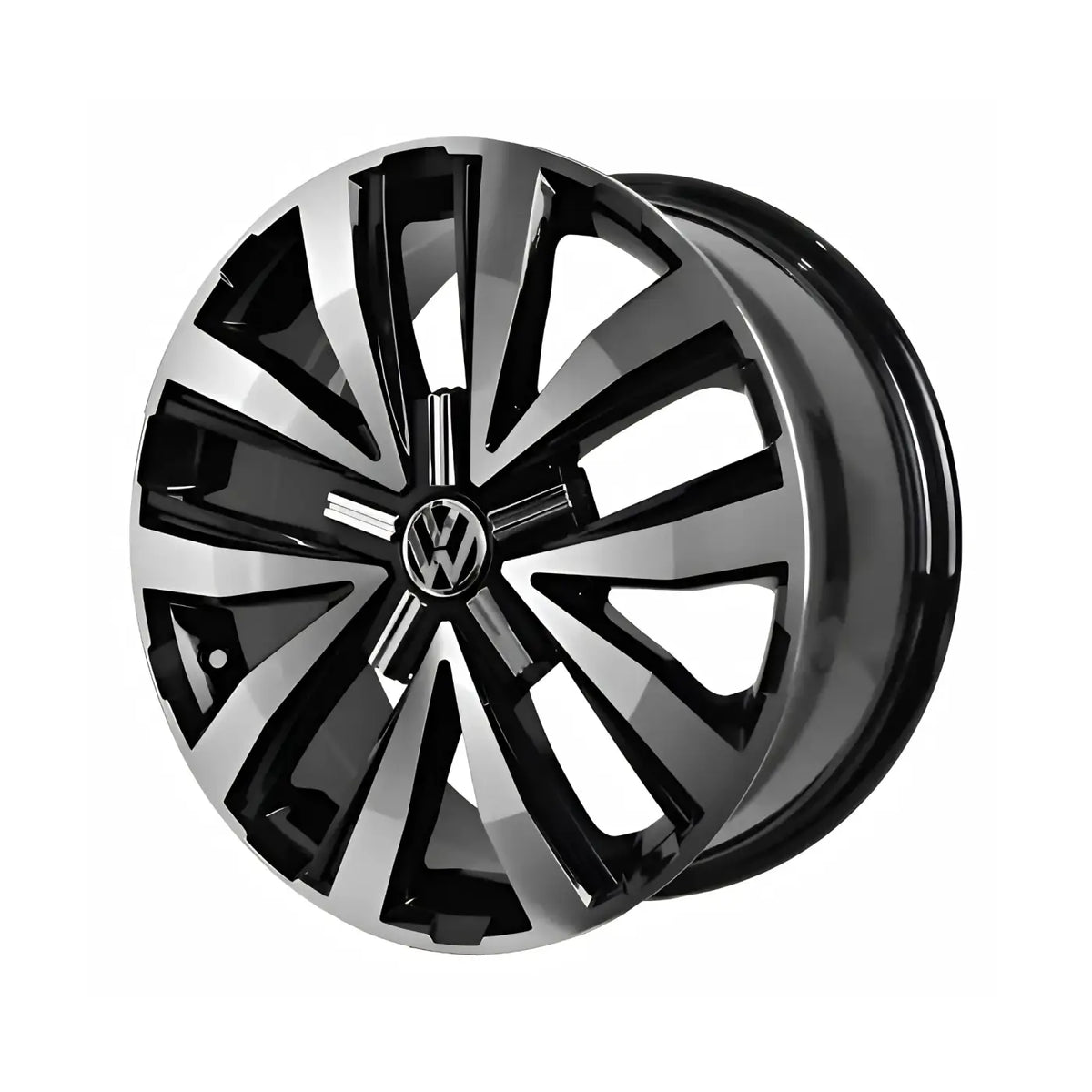 LLANTA ALEACIÓN AMAROK V6 18 R87 5X120 DIAMANTADO Y NEGRO - Llanta Aleación