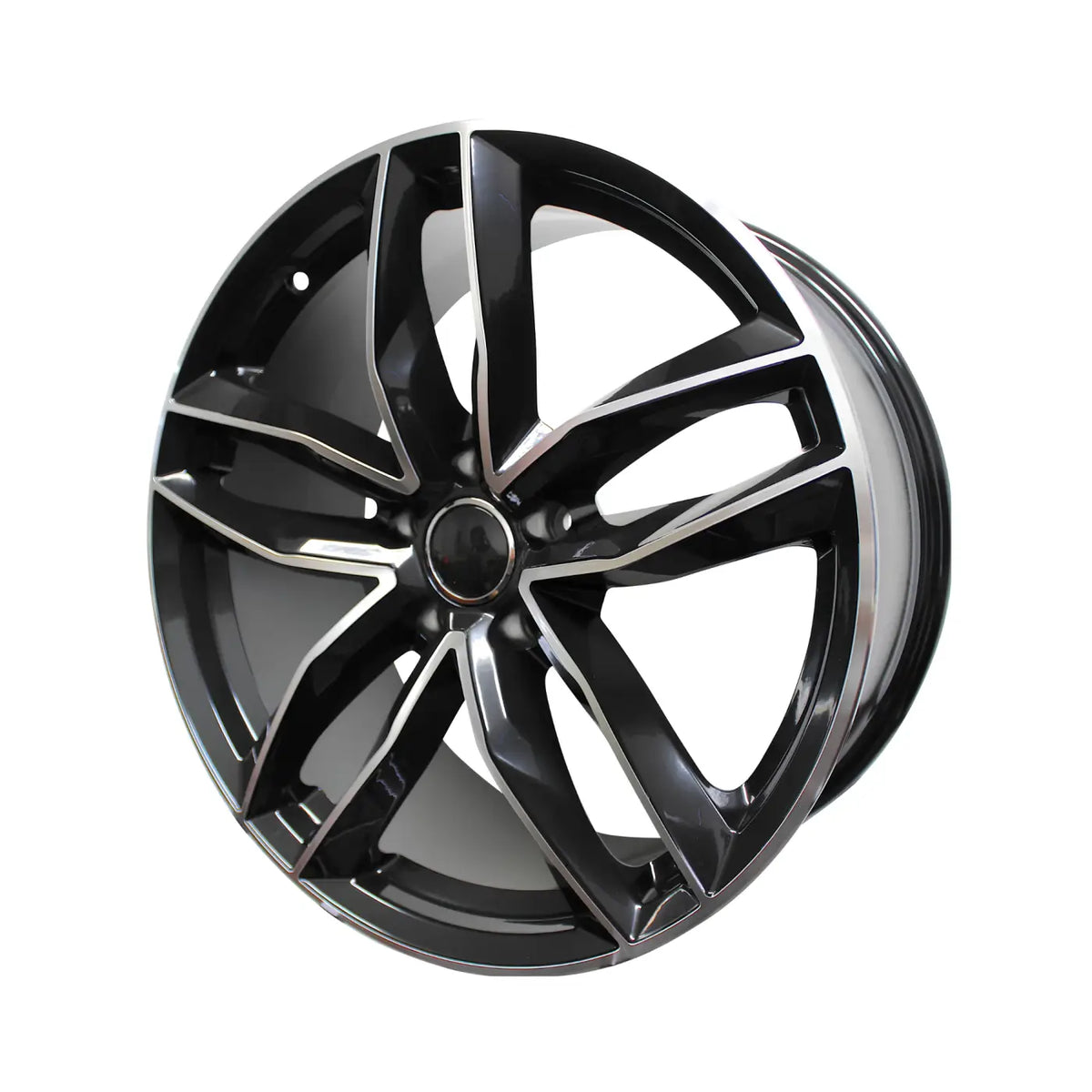 LLANTA ALEACIÓN AUDI RS6 18 C7 5X112 DIAMANTADO Y NEGRO - Llanta Aleación