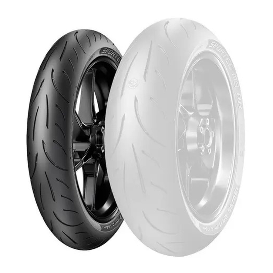 Neumático Metzeler 120/70 ZR17 SPORTEC M7 RR M/C 58W M