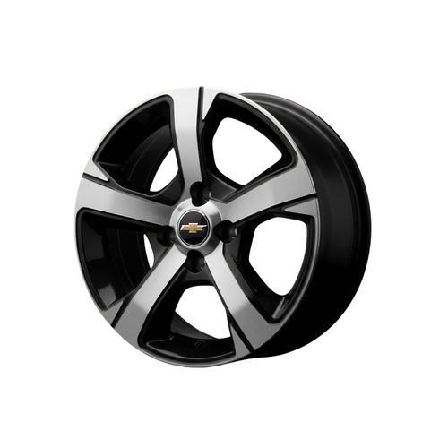 Llanta Aleación Chevrolet Onix (15001) 15" 4x100 Diamantado y Visón Oscuro
