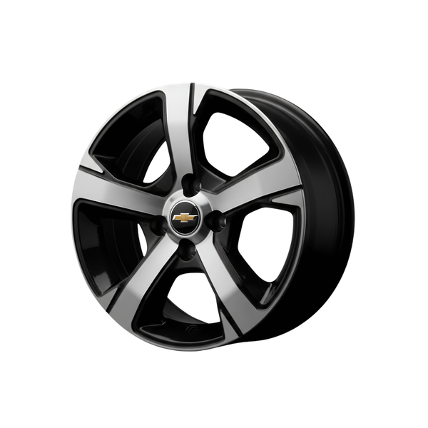 Llanta Aleación Chevrolet Onix (15001) 15" 4x100 Diamantado y Visón Oscuro