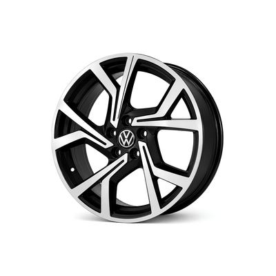 LLANTA ALEACIÓN VW GOL SAVEIRO 15 R94 4X100 DIAMANTADO Y NEGRO