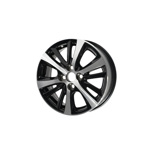 Llanta Aleación Toyota Yaris (15020) 15" 4x100 Diamantado y Negro