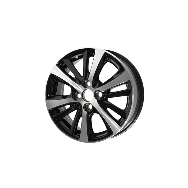 Llanta Aleación Toyota Yaris (15020) 15" 4x100 Diamantado y Negro