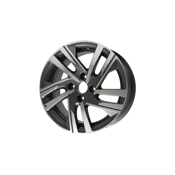 Llanta Aleación Peugeot 208 (15030) 15" 4x108 Diamantado y Visón