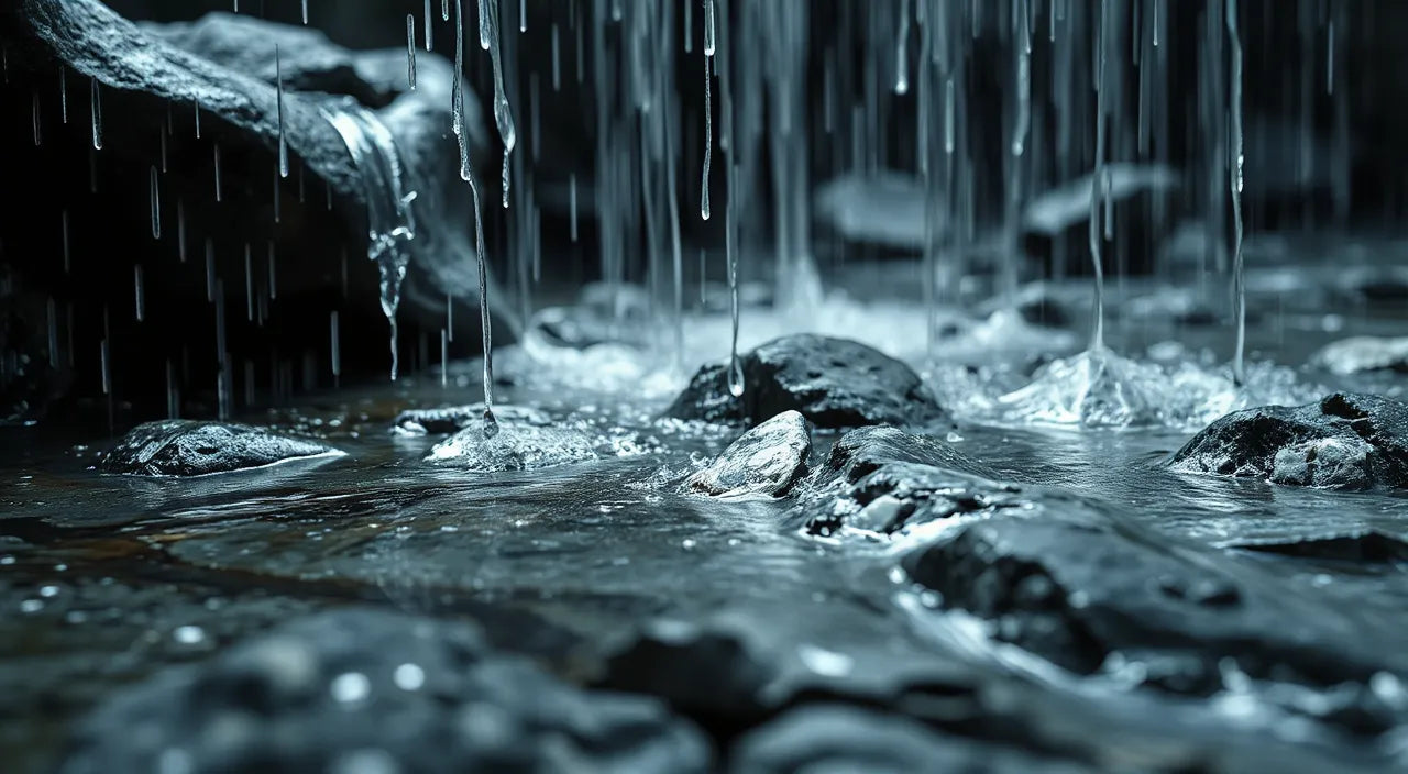Canales de drenaje y fricción simbolizada en lluvia