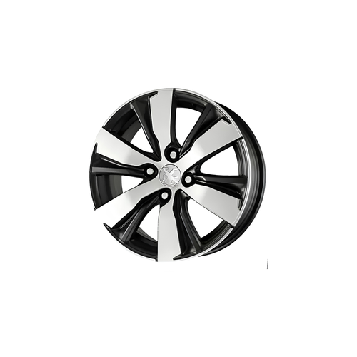 Llanta Aleación Peugeot 2008 (16005) 16" 4x108 Diamantado y Visón Oscuro Mate