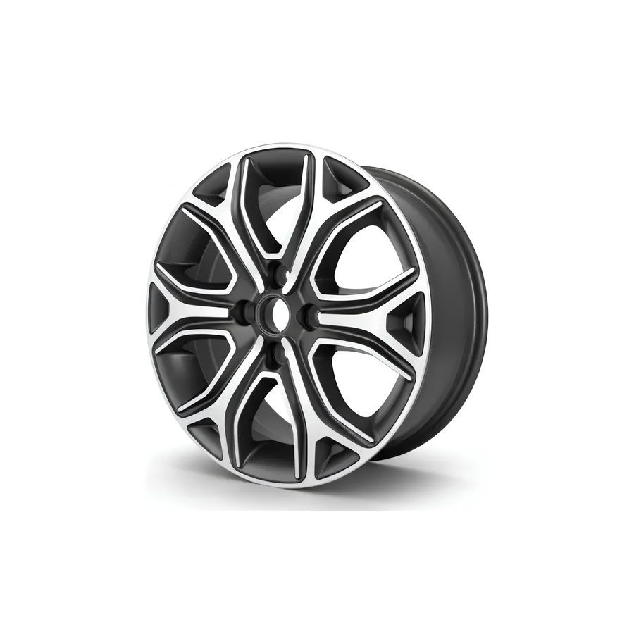 Llanta Aleación Fiat Strada (16013) 16" 4x98 Diamantado y Visón Oscuro Mate