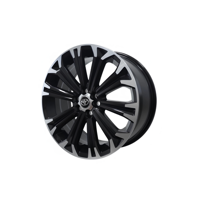 LLANTA ALEACIÓN TOYOTA COROLLA GR SPORT 17 S22 5X100 LABIO NEGRO DIAMANTADO