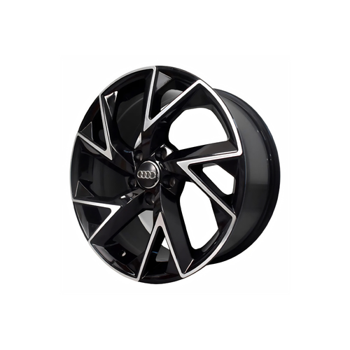 Llanta Aleación Audi RS6 (18013) 18" 5x112 Diamantado y Negro