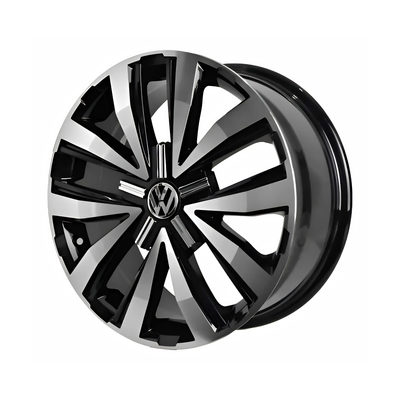 LLANTA ALEACIÓN AMAROK V6 20 R87 5X120 DIAMANTADO Y NEGRO