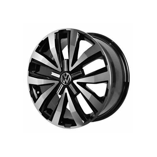 Llanta Deportiva Amarok V6 (22001) 20" 5x120 Diamantado y Negro
