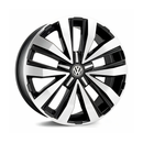 Llanta Deportiva Amarok V6 (22001) 20" 5x120 Diamantado y Negro — foto 2
