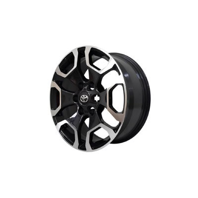 LLANTA ALEACIÓN TOYOTA HILUX 2021 17 S31 6X139,7 DIAMANTADO Y NEGRO