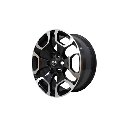 Llanta Aleación Toyota Hilux 2021 (27010) 17" 6x139.7 Diamantado y Negro