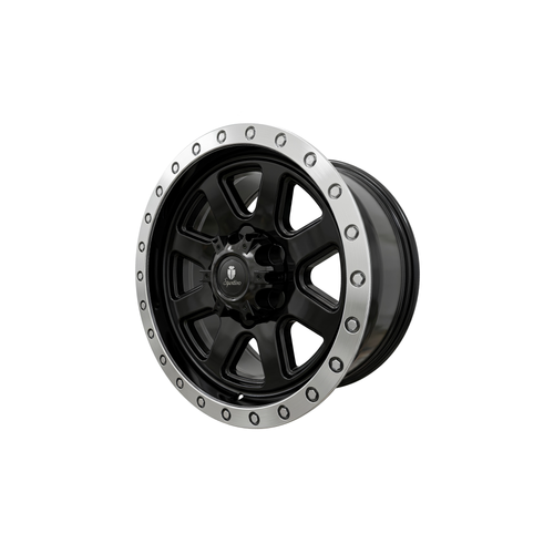 Llanta Deportiva Deportivo C68 (27018) 17x9.0 5x120 Negro Mate y Diamantado