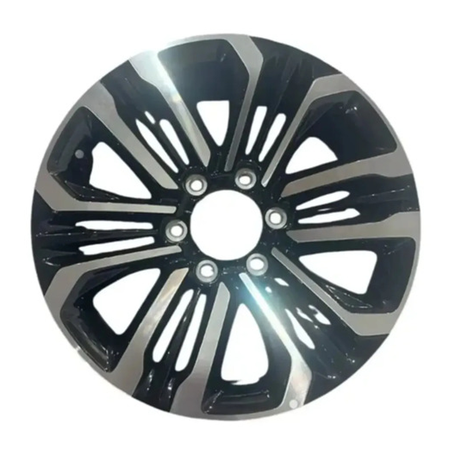 Llanta Aleación Chevrolet S10 (32807) 18x7.5" 6x139.7 Diamantado y Negro