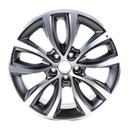 Llanta Aleación Fiat Toro 2017 (32704) 17" 5x110 Diamantado Visón Mate — foto 2