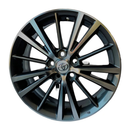 Llanta Aleación Toyota Corolla (31701) 17" 5x100 Diamantado y Negro — foto 1