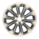 Llanta Aleación Toyota Corolla (31701) 17" 5x100 Diamantado y Negro — foto 2