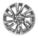 Llanta Aleación Toyota Hilux 2019 (32802) 18" 6x139.7 Diamantado y Negro — foto 1