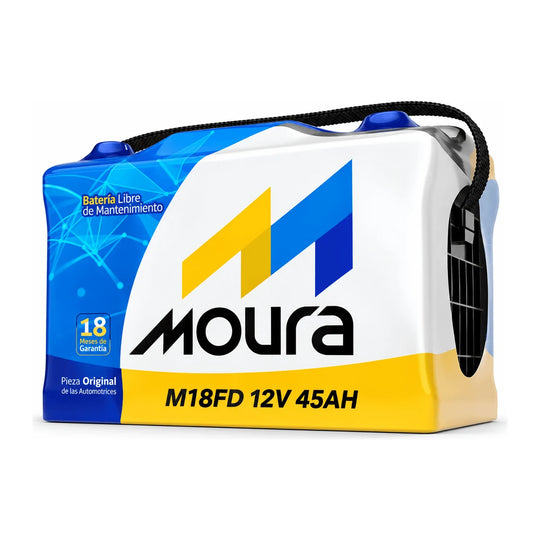 Batería Moura M18FD para Clio Mío, Prisma, Onix, Palio 8V, Uno
