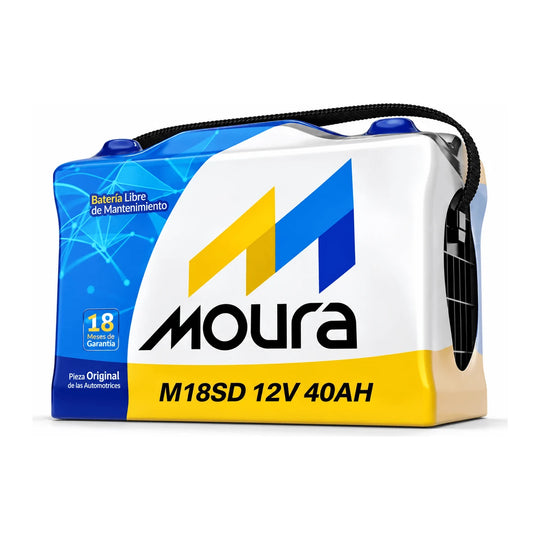 Batería Moura M18SD para Honda Fit (borne grueso)