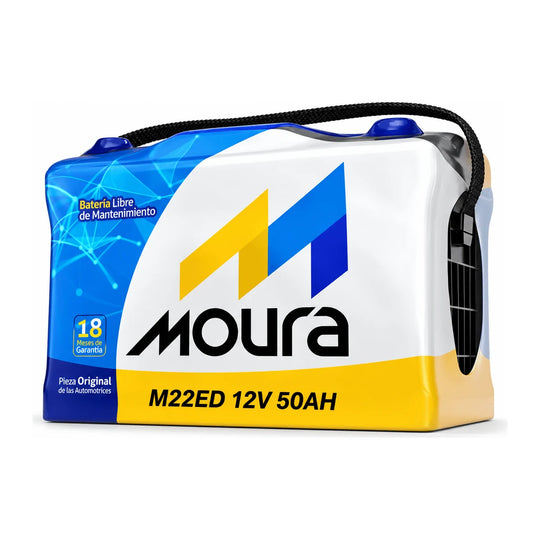 Batería Moura M22ED para Fiat, Chevrolet Cobalt, Prisma