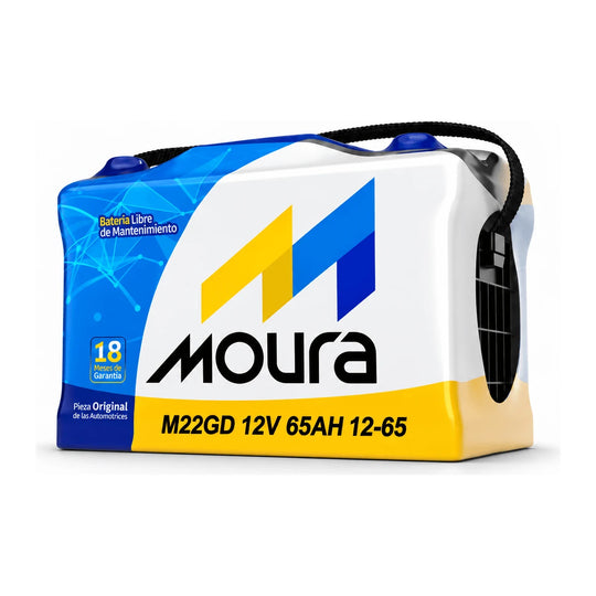 Batería Moura M22GD para Ford Focus, VW Gol Trend, Chrysler Voyager
