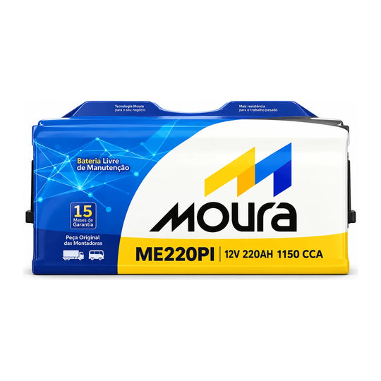 Batería Moura ME220PD/PI para camiones pesados y buses