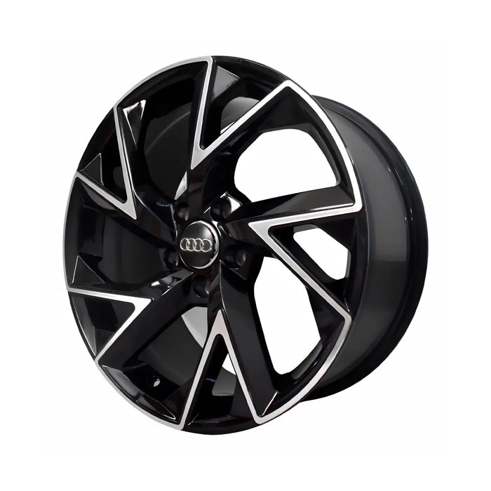 Llanta Aleación Audi RS6 18 C45 5X112 Diamantado Y Negro