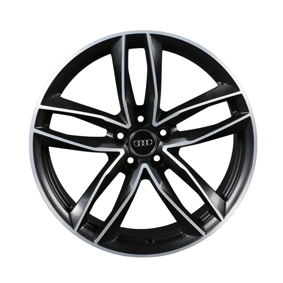Llanta Aleación Audi RS6 18 C7 5X112 Diamantado Y Negro