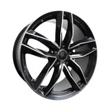 LLANTA ALEACIÓN AUDI RS6 18 C7 5X112 DIAMANTADO Y NEGRO - Llanta Aleación