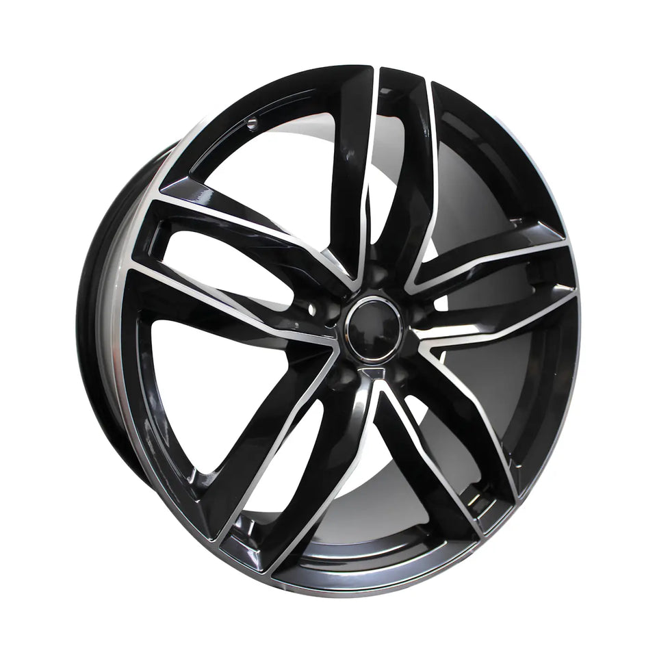 Llanta Aleación Audi RS6 18 C7 5X112 Diamantado Y Negro