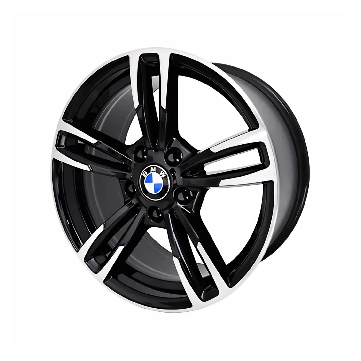 LLANTA ALEACIÓN BMW 17 C21 5X120 DIAMANTADO Y NEGRO - Llanta Aleación