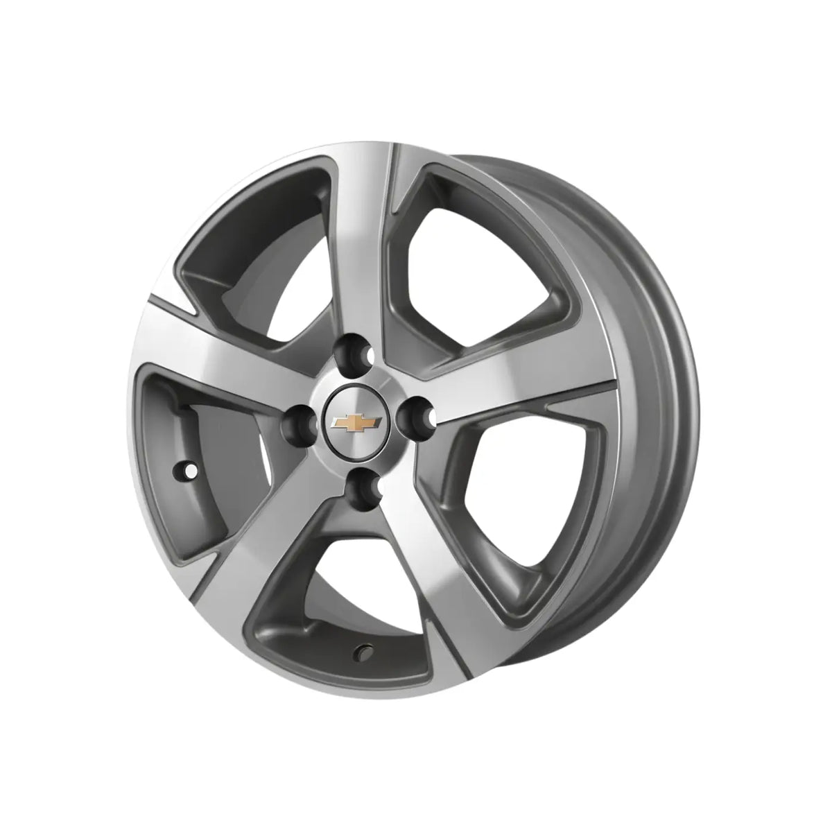 LLANTA ALEACIÓN CHEVROLET PRISMA 15 R82 4X100 DIAMANTADO Y VISON CLARO - Llanta Aleación