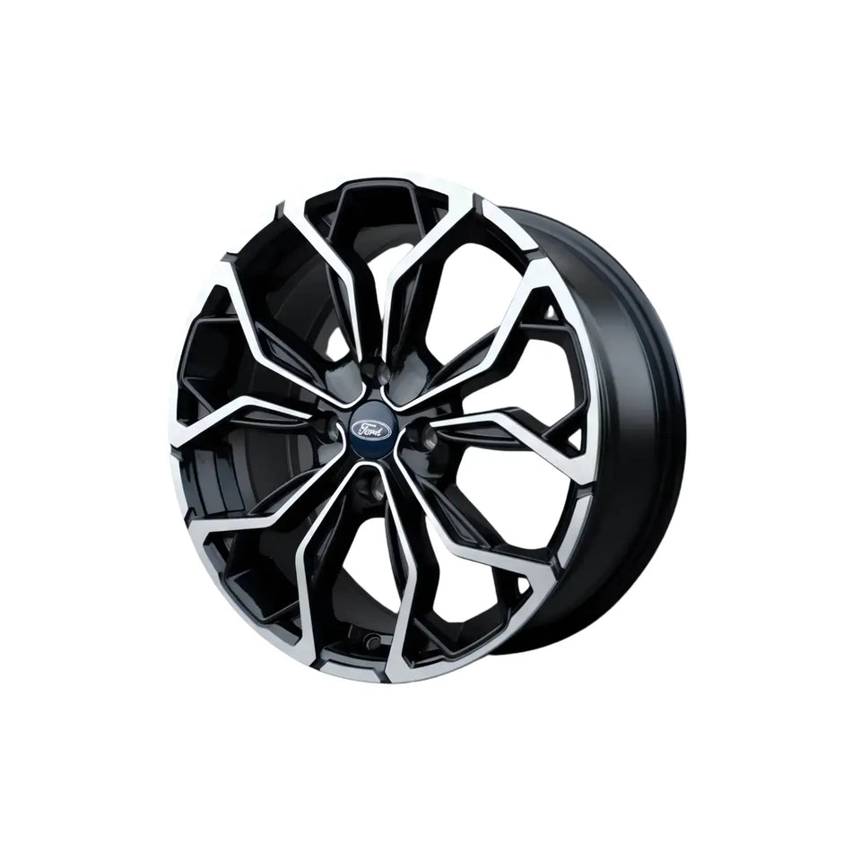 Llanta Aleación Ford 17 M16 5X108 Diamantado Y Negro