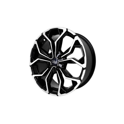 LLANTA ALEACIÓN FORD 17 M16 5X108 DIAMANTADO Y NEGRO