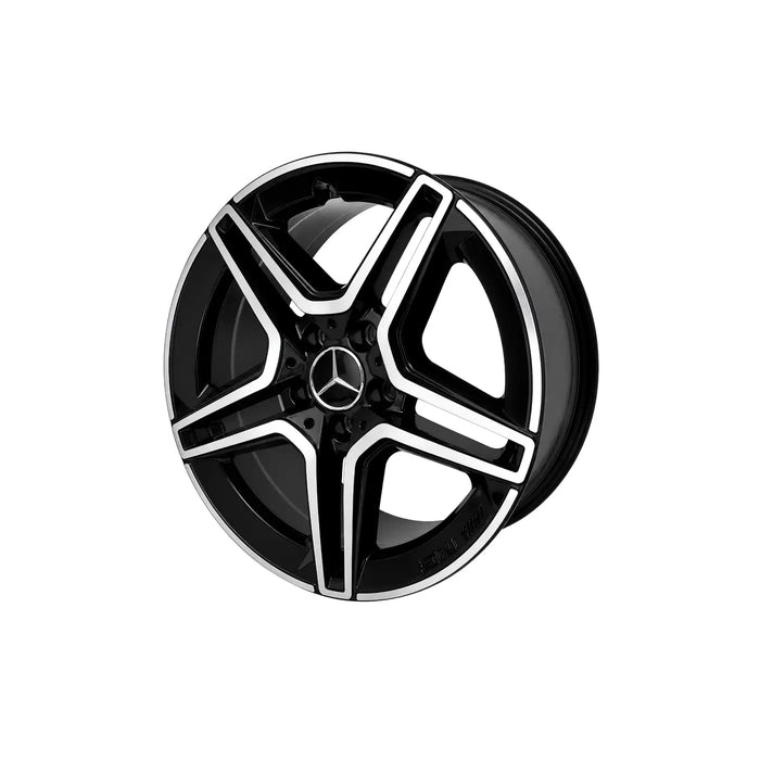 Llanta Aleación Mercedes Benz 18 C37 5X112 Diamantado Y Negro