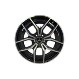 LLANTA ALEACIÓN MERCEDES BENZ C300 19 C81 5X112 ET 45 DIAMANTADO Y NEGRO - Llanta Aleación