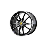 LLANTA ALEACIÓN PORCHE CARRERA 20X8,5 C53 5X130 DIAMANTADO Y NEGRO - Llanta Aleación