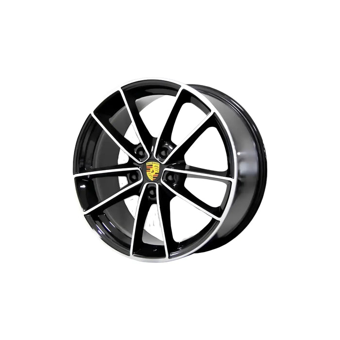 Llanta Aleación Porche Carrera 20X8,5 C53 5X130 Diamantado Y Negro